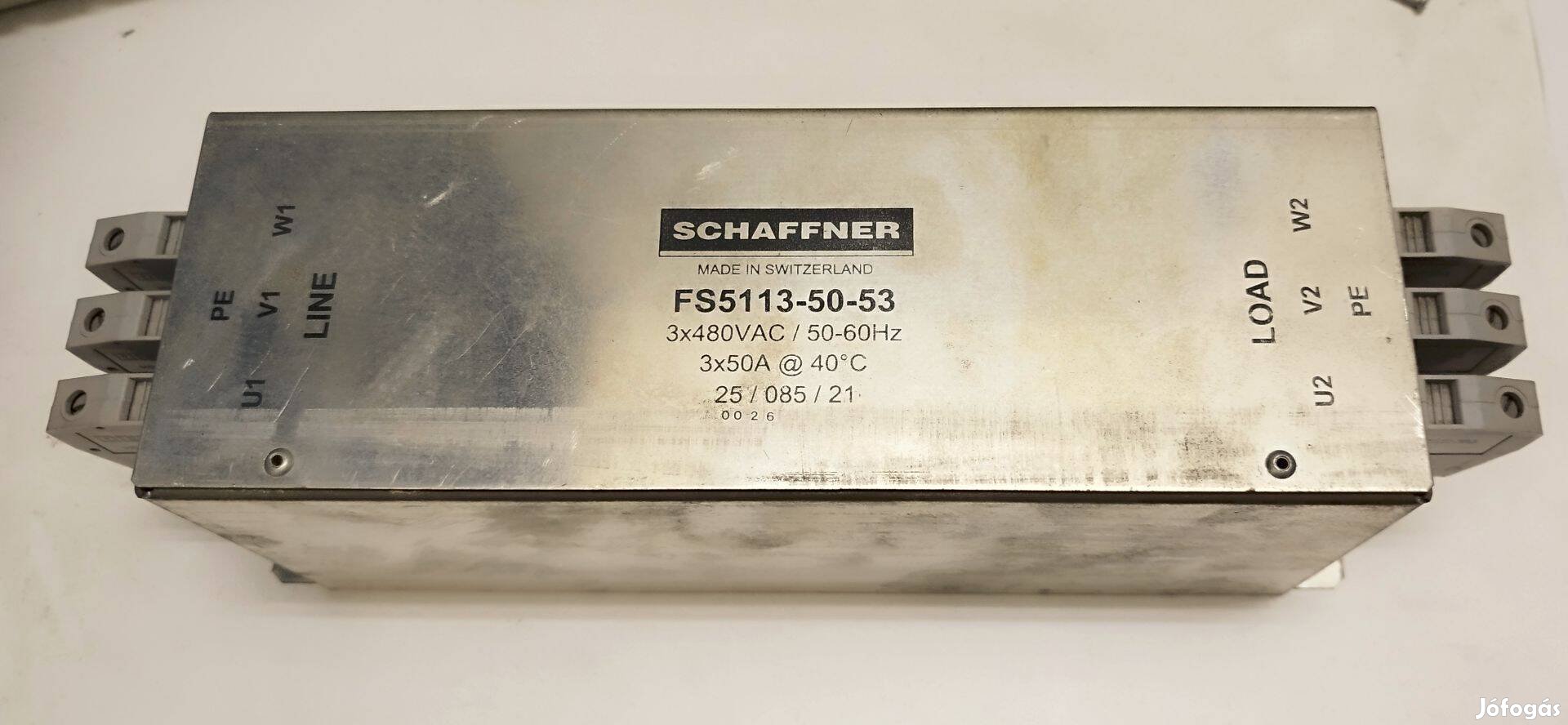 RFI szűrő / filter / EMC szűrő / zavarszűrő frekiváltóhoz - 3x50A