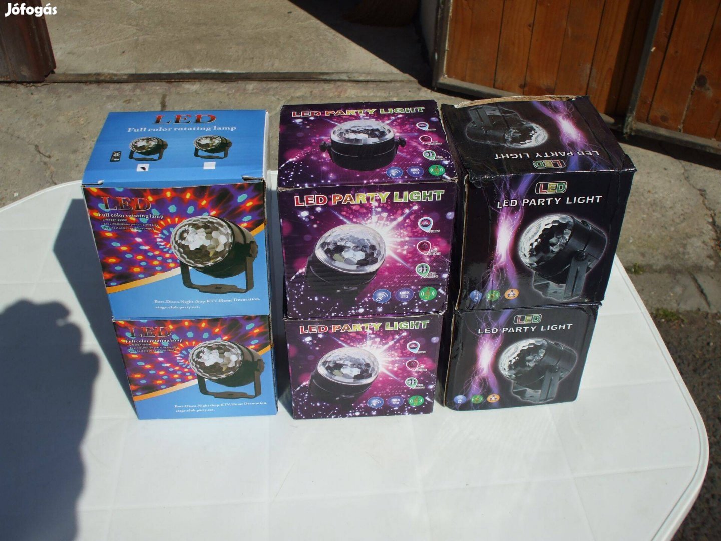 RGB led disco lámpa