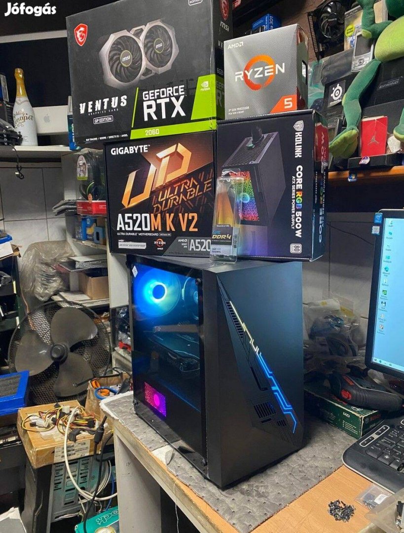 RGB-s AmD - Ryzen5 - ös Gamer - Pc1 - Eladó /Rtx2060/ !!