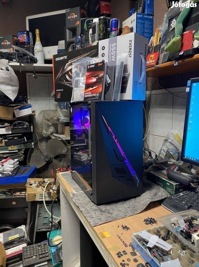 RGB-s Vizes Intel i5-ös Gamer Pc5 Eladó , Garaciával !!!
