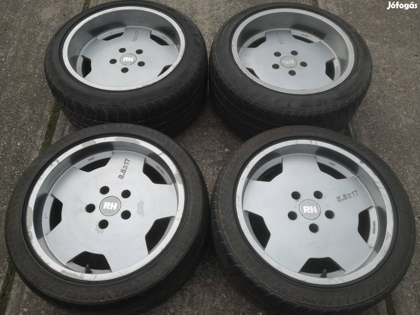 RH 8,5 / 10 x17-es alufelnik 5x120-as