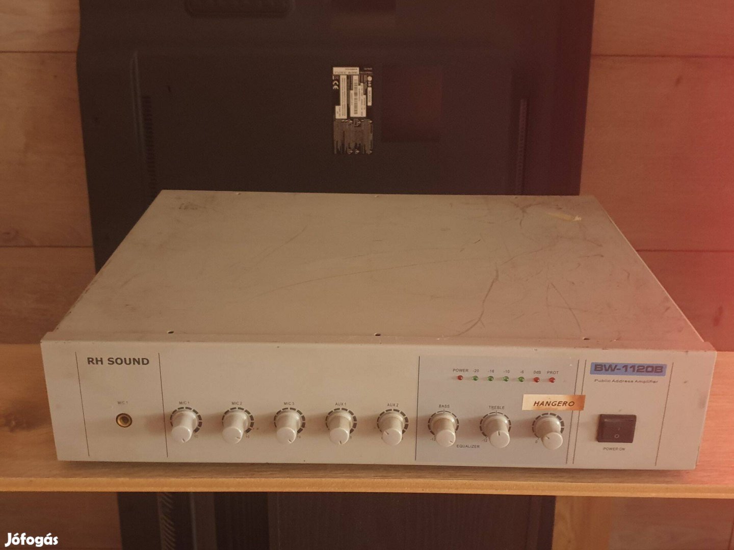 RH Sound BW-1120B 120W keverőerősítő 100V