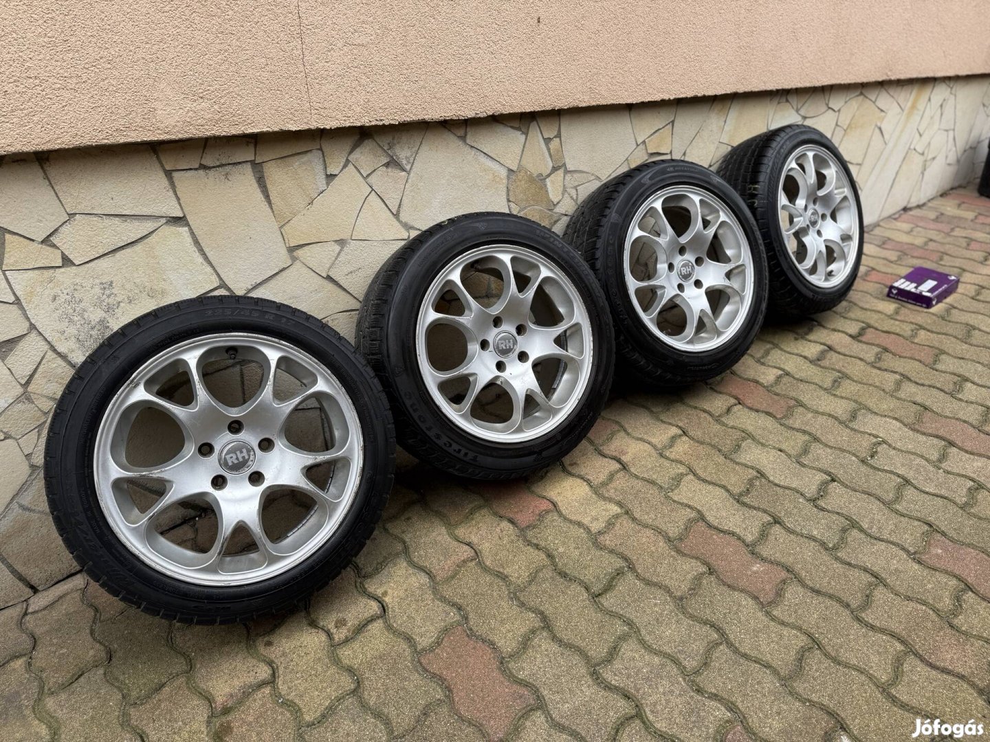 RH ZW3 5x112 R17 alufelni szett téli gumival