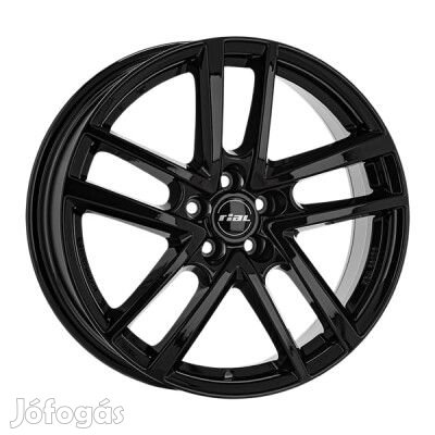 RIAL ASTORGA Fényes fekete 8X18 5X108 ET42 CB63,4 alufelni