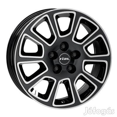 RIAL TRANSPORTER 2 Fényes fekete Polírozott 7X17 5X120 ET55 CB65,1 |