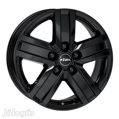 RIAL TRANSPORTER Fényes fekete 6X15 5X130 ET68 CB84,1 | alufelni |