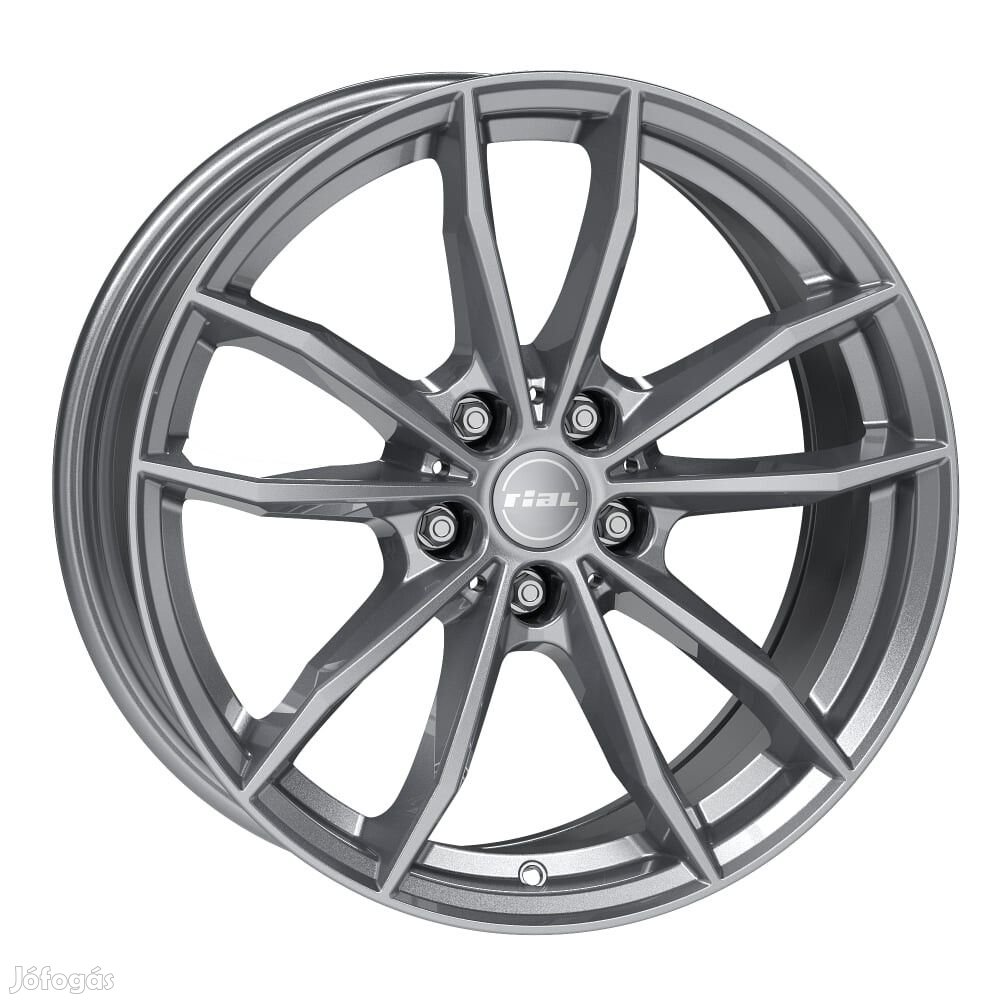 RIAL X12X Metál szürke 7X17 5X112 ET40 CB57,1 | alufelni |