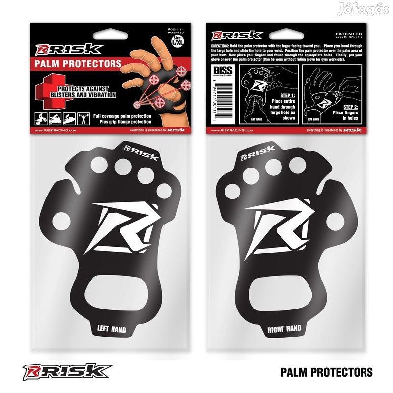 RISK RACING tenyérvédők - Méret: S/M