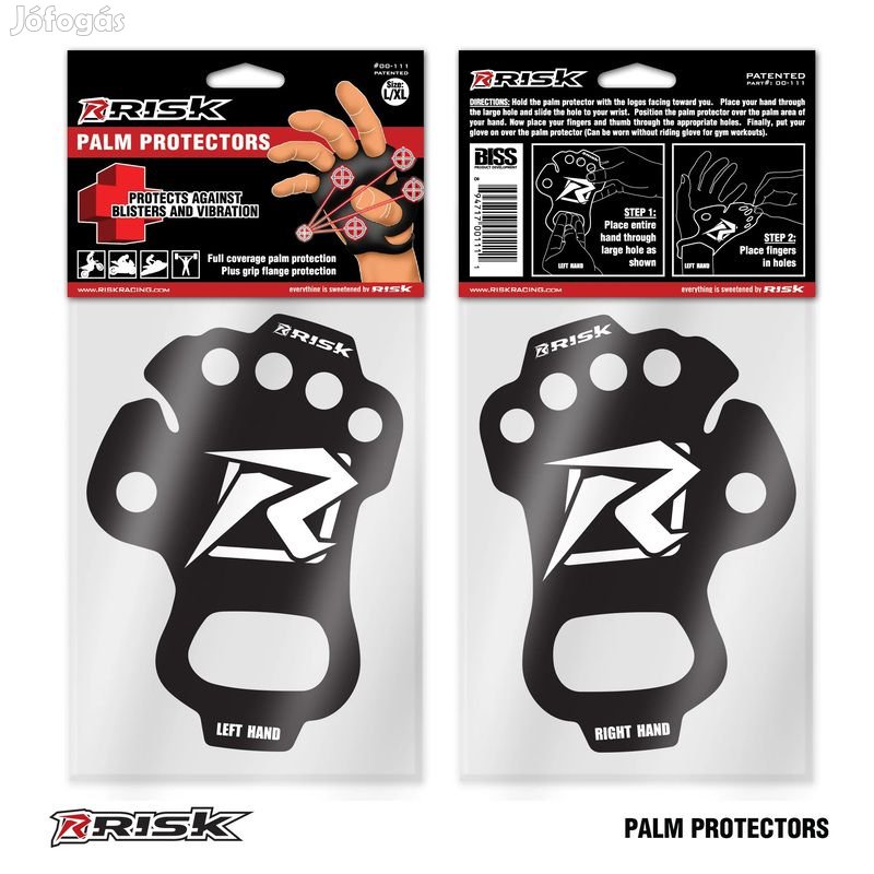 RISK RACING tenyérvédők - XL méret