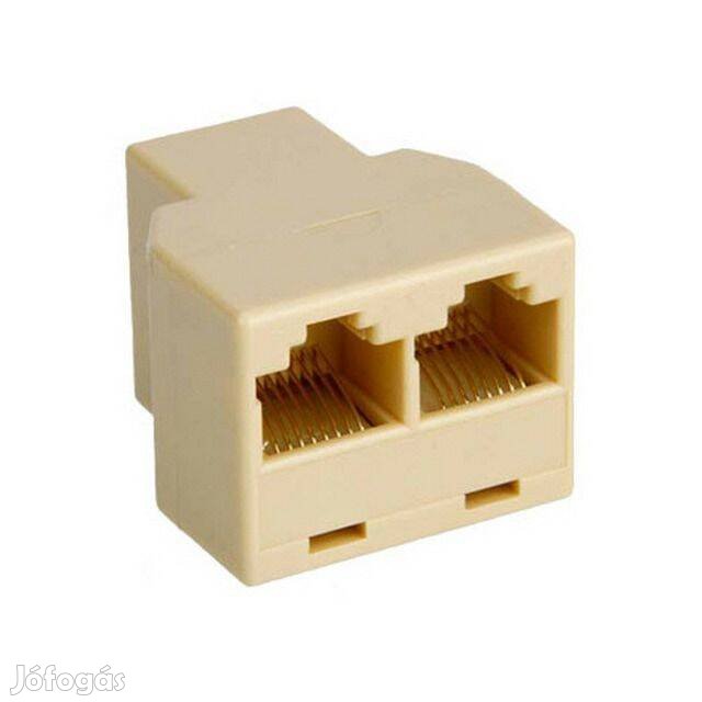 RJ45 Ethernet Internet Y Elosztó Átalakító Adapter (0904)