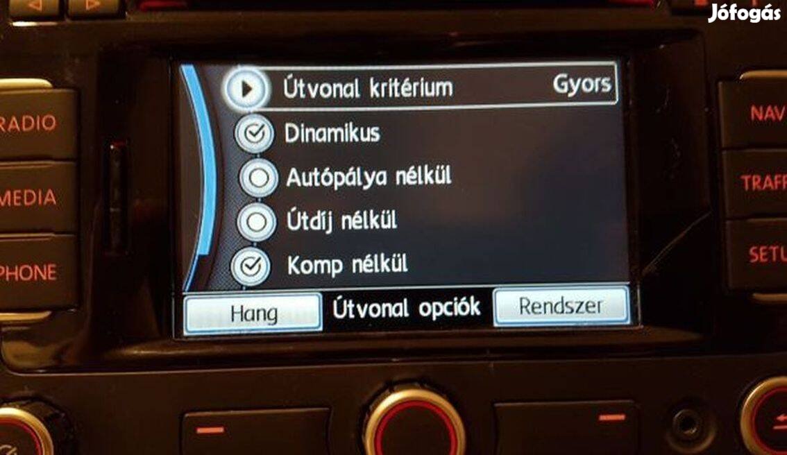 RNS310 RNS 310 navigáció Magyarítás Amundsen 2022 SD VW Skoda Seat