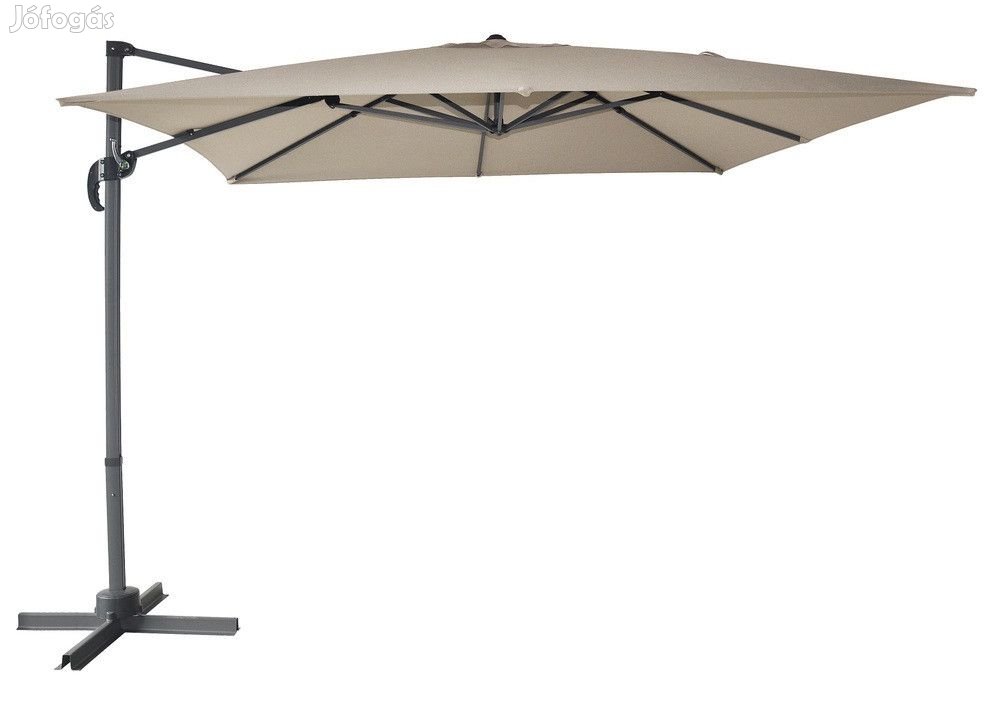 ROJAPLAST CANTIELVER függő napernyő, hajtókarral - bézs - 270 x 270 c