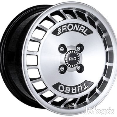 RONAL R10 TURBO Fényes fekete Polírozott 7X15 4X100 ET28 CB68 |