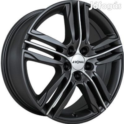 RONAL R57 Tompa fekete Polírozott 7,5X19 5X105 ET40 CB56,6 | alufelni
