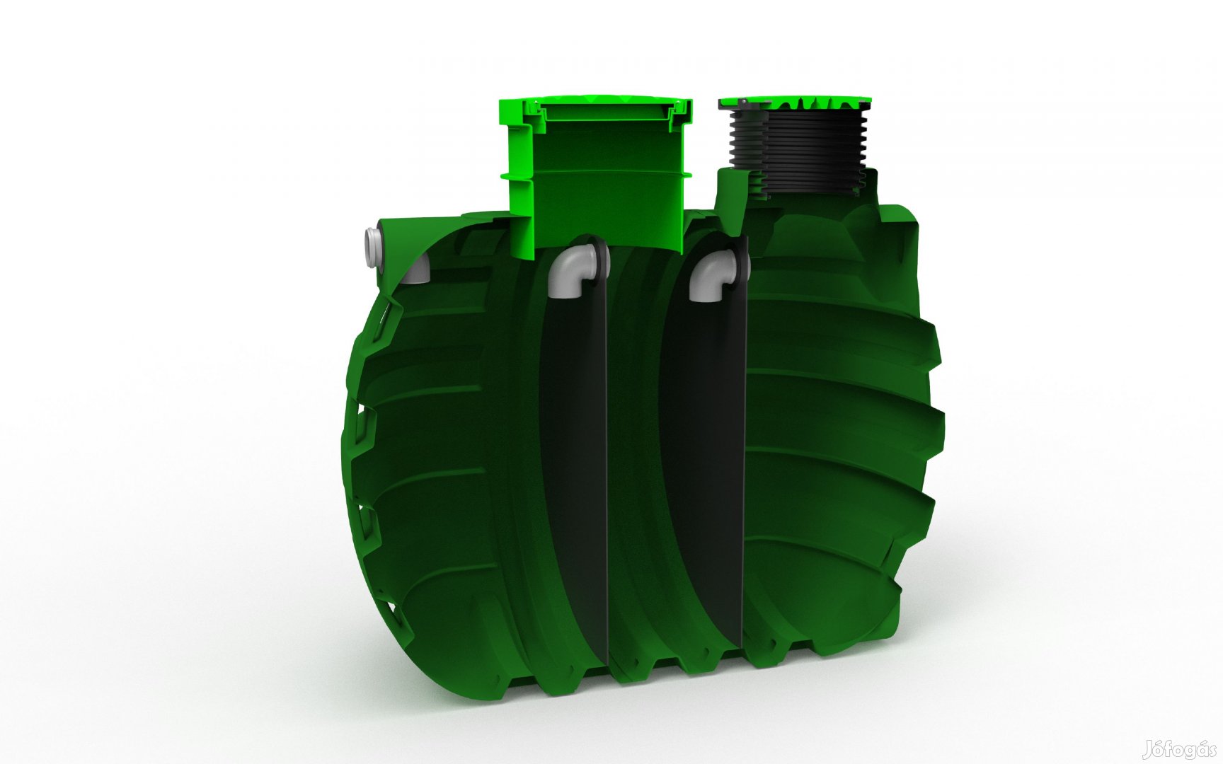 ROTO -10.000 L RoSeptic, 3-kamrás szeptikus tartály