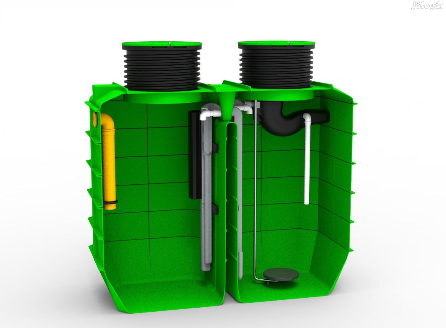 ROTO -2-5 PE EcoBox WEB lakossági szennyvíztisztító