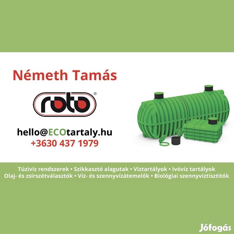 ROTO -4.000 L RoBox víz-, eső-, szennyvíz-, tüzivíz tartály