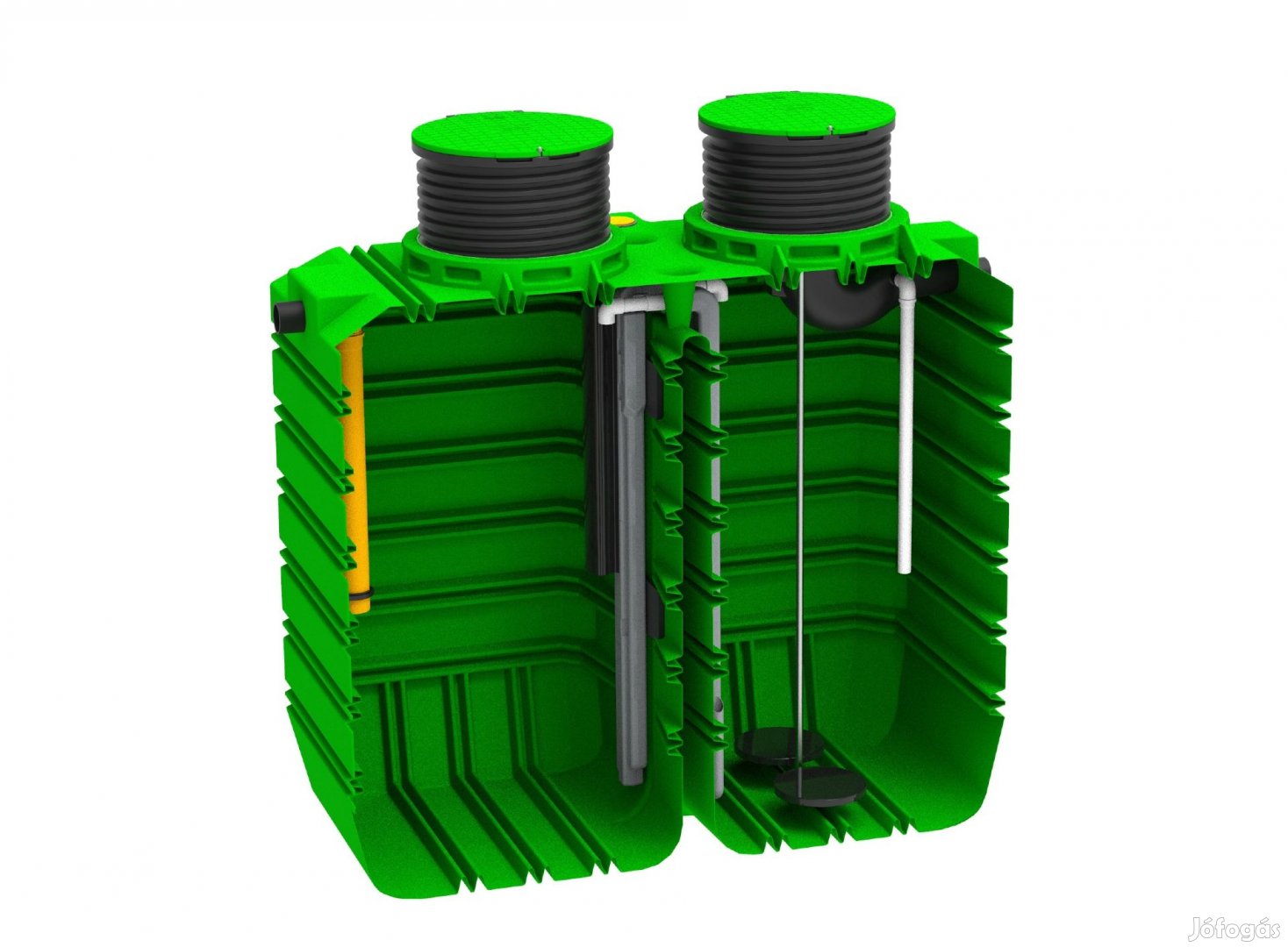 ROTO -6-9 PE EcoBox WEB lakossági szennyvíztisztító