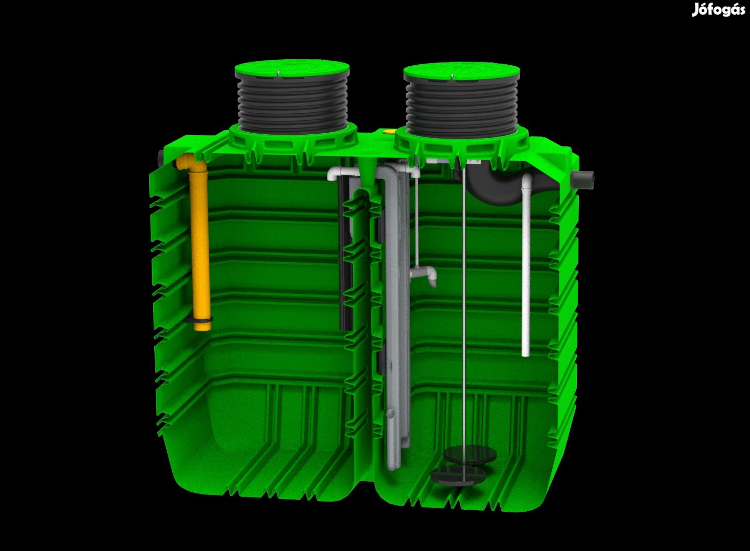 ROTO -6 - 9 PE EcoBox lakossági szennyvíztisztító