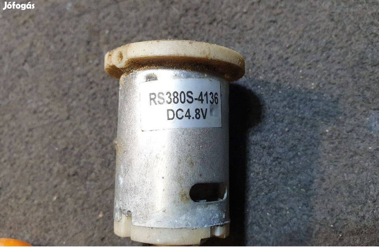 RS380S DC 4,8V villanymotor eladó
