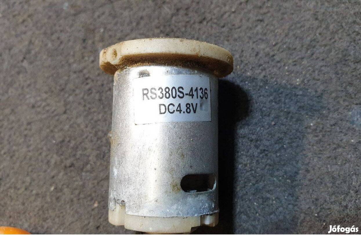 RS380S DC 4,8V villanymotor eladó