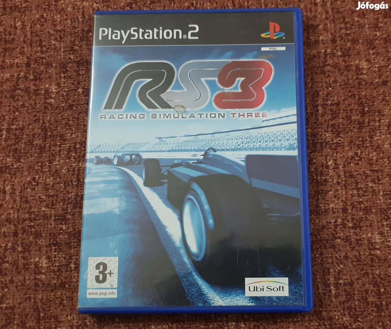 RS3 Racing Simulation Three Playstation 2 eredeti lemez ( 2500 Ft )