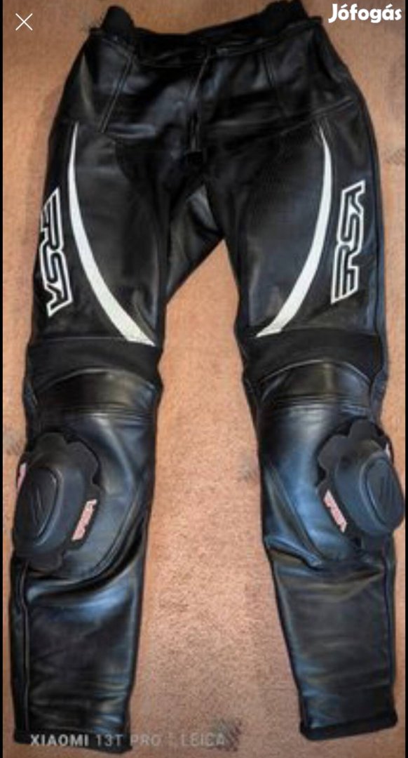 RSA női motoros protektoros bőr nadrág 