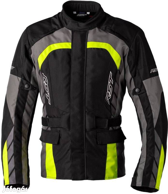 RST Alpha 5 CE Textil Dzseki - Fekete/Neonsárga Méret L