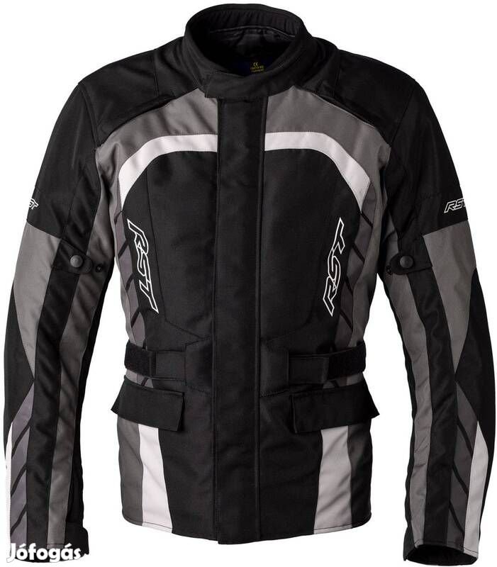 RST Alpha 5 CE Textil Dzseki - Fekete/Szürke Méret M
