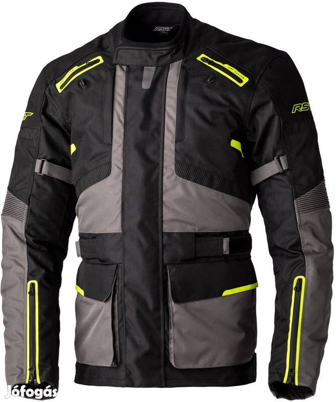 RST Endurance CE textil dzseki - Fekete/Szürke/Fluo Sárga