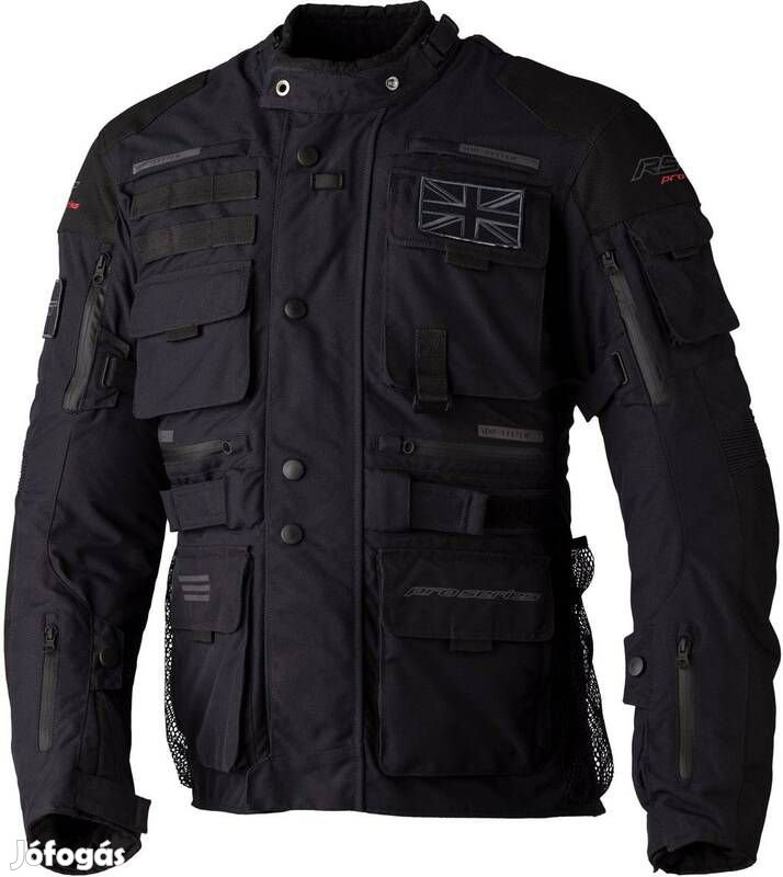 RST Pro Series Ambush CE Textil Dzseki - Fekete/Fekete Méret XL