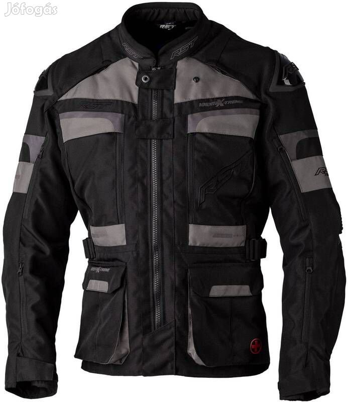 RST Race Dept Adventure X-Treme CE textil dzseki - Fekete/Szürke/Feket