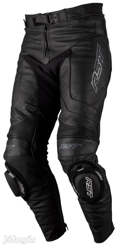 RST S1 CE Női Bőrnadrág - Fekete/Fekete Méret XL