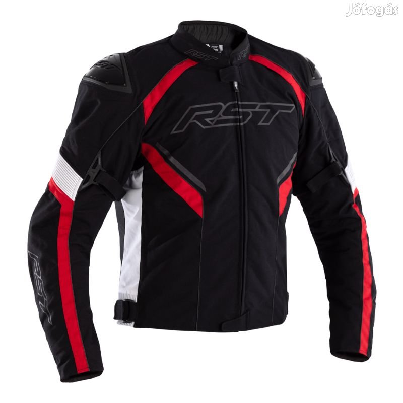 RST Sabre CE textil dzseki - fekete/fehér/piros XL méretben