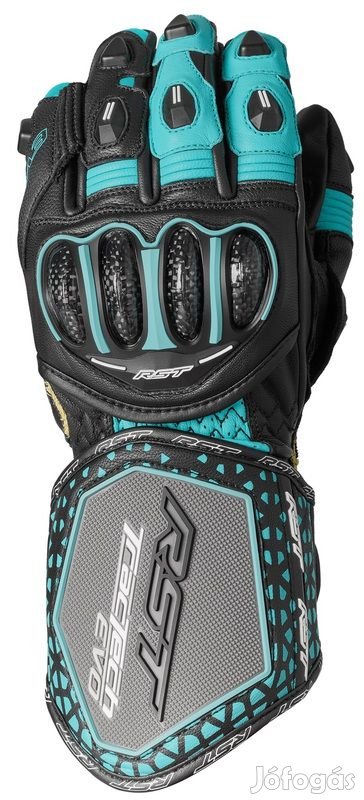 RST TracTech Evo 4 Női Kesztyű - Fekete/Aqua/Szürke