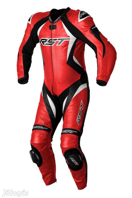 RST Tractech EVO 4 CE bőrruha - piros/fekete/fehér EU56/XL