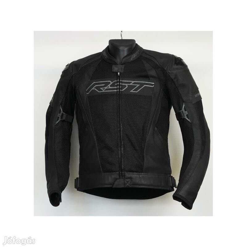 RST Tractech Evo 4 bőr dzseki - fekete, 3XL méretben