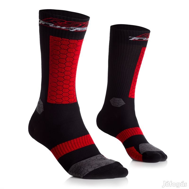 RST Tractech zokni - Fekete/Piros méret M