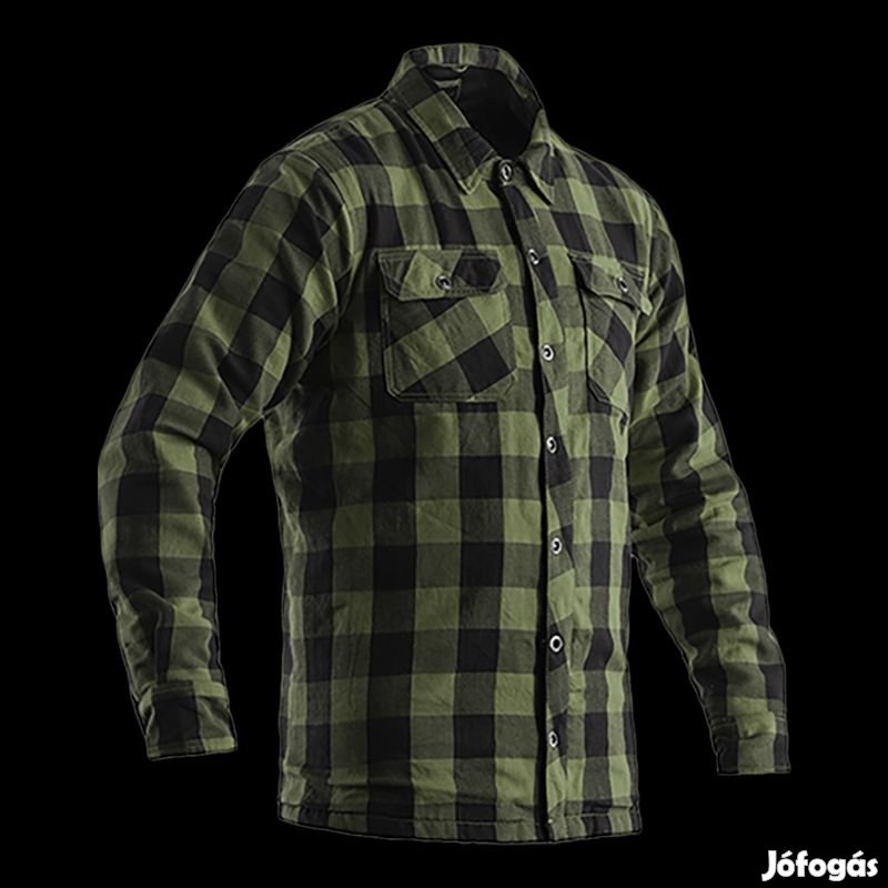 RST x Kevlar Lumberjack Dzseki Textil - Zöld Méret L