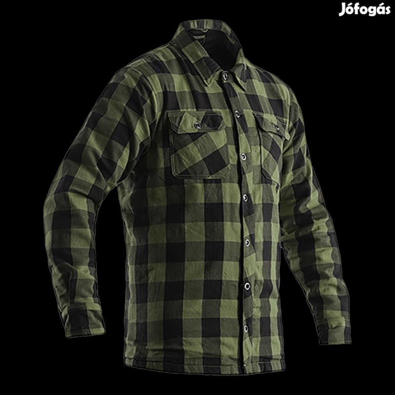 RST x Kevlar Lumberjack Dzseki Textil - Zöld Méret XXL