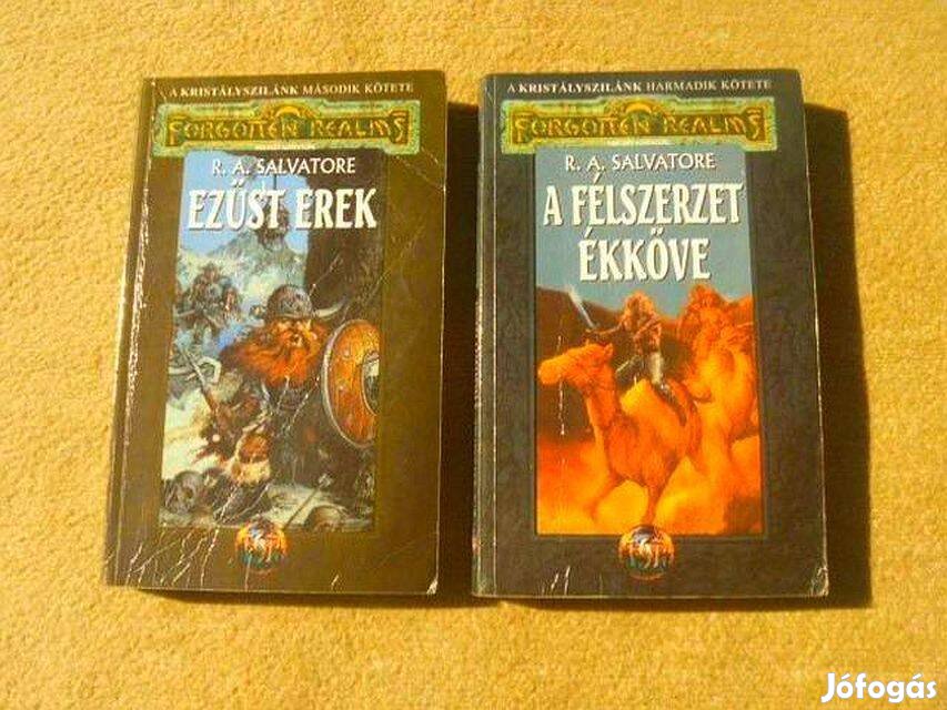 R.A. Salvatore - A kristályszlánk sorozat - (II-III. kötet)