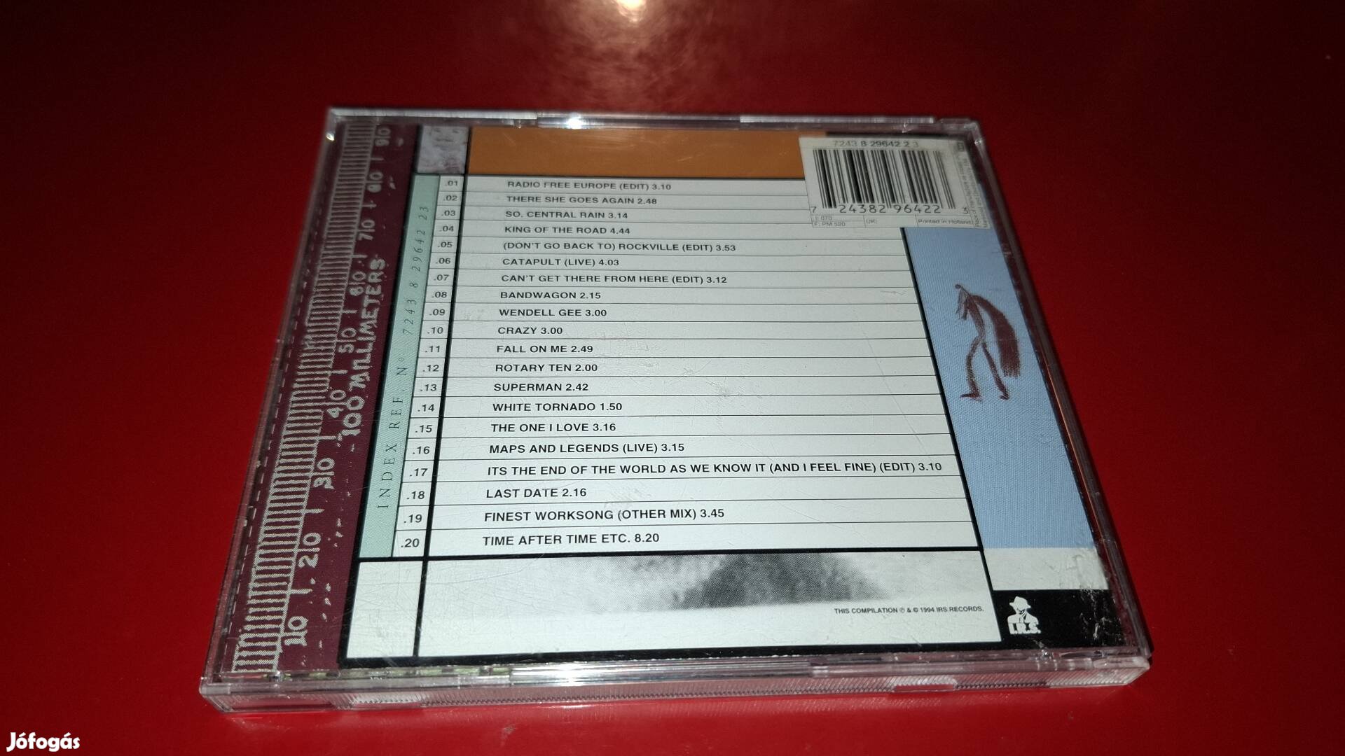 R.E.M. Singles Collected Cd 1994 Holland