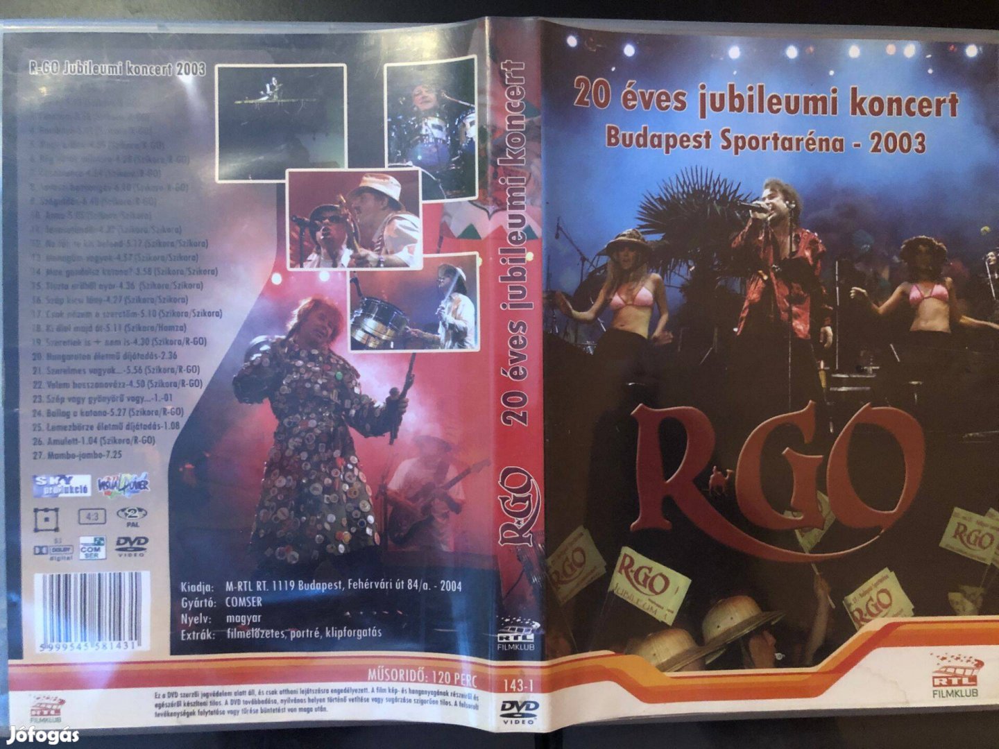 R-Go 20 éves jubileumi koncert Zenei DVD