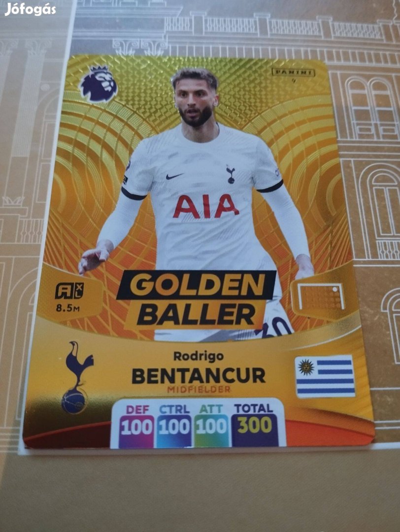 R. Bentancur (Tottenham) FIFA 365 2024 Golden Baller focis kártya