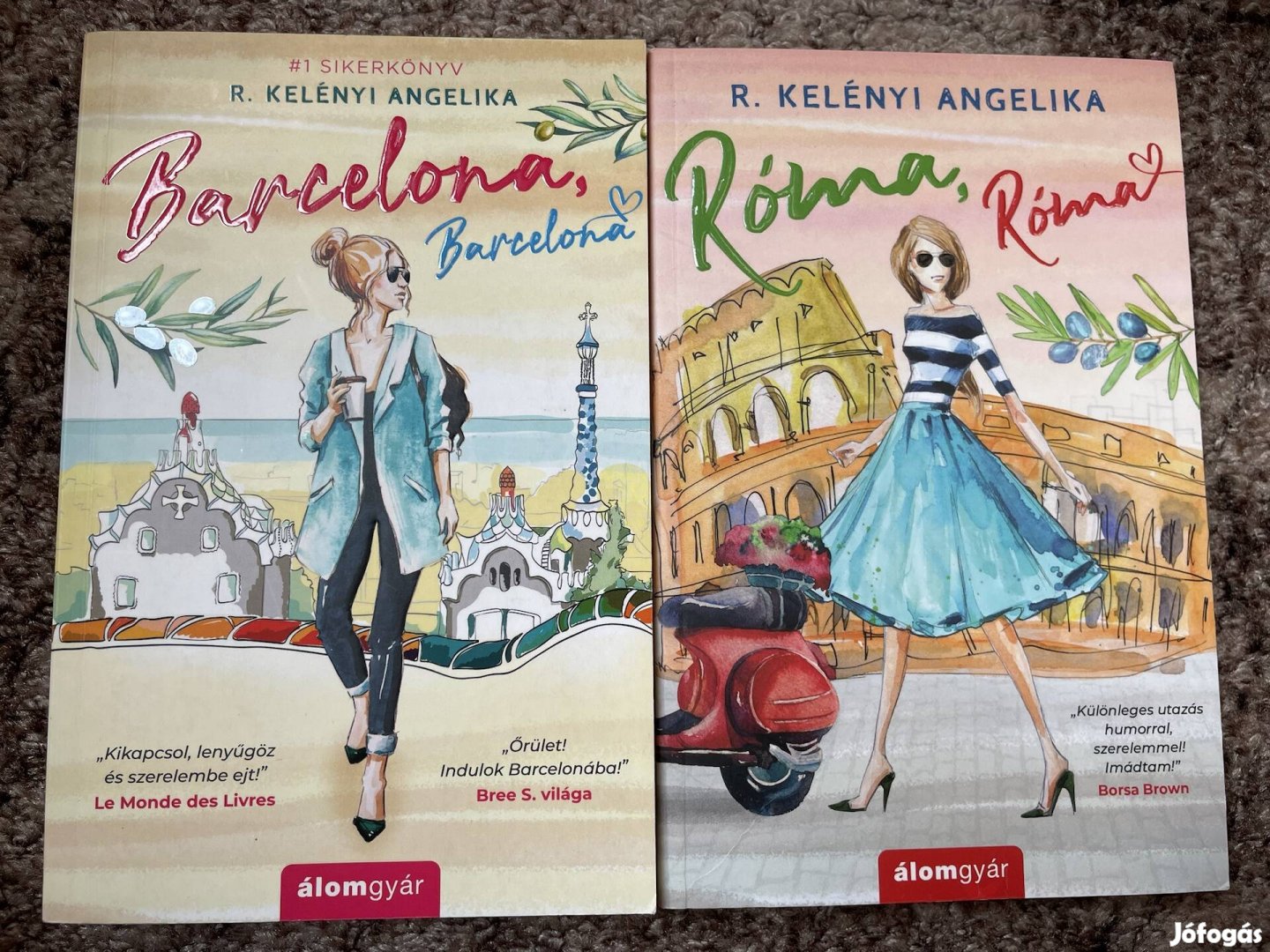 R. Kelényi Angelika: Barcelona, Barcelona; Róma, Róma