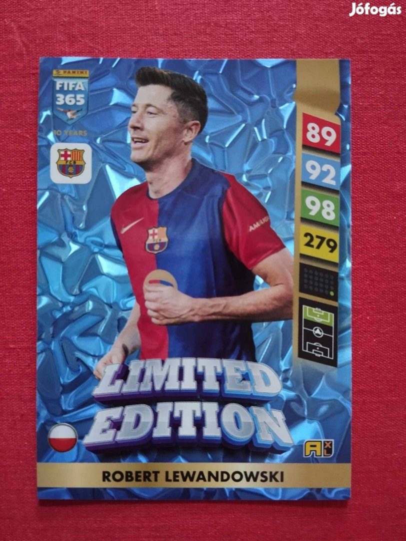 R. Lewandowski (Barcelona) FIFA 365 2025 Limited Edition focis kártya