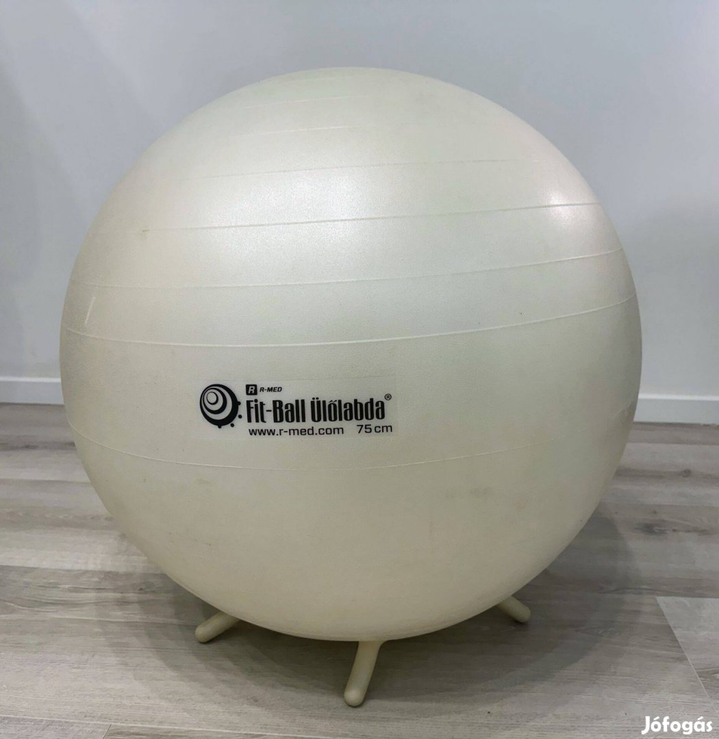 R-med Fit-Ball Ülőlabda lábakkal 75 cm gyöngyház