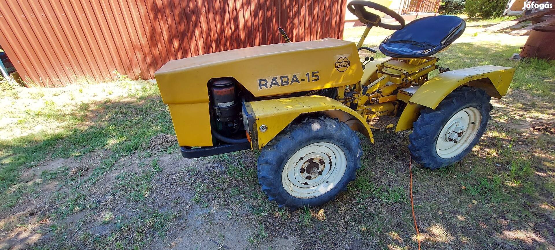 Rába15 összkerekes kistraktor üzemképes állapotban eladó!