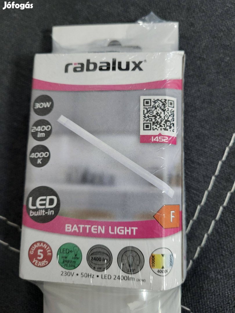 Rabalux 1452 LED konyhapult lámpa Batten Light 30W|4000K