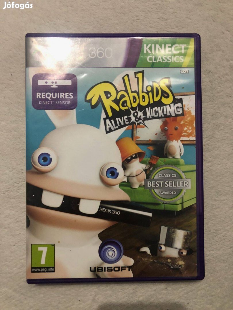 Rabbids Alive & Kicking Xbox 360 kinect játék